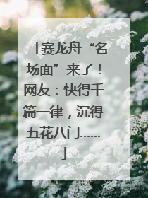 赛龙舟“名场面”来了！网友：快得千篇一律，沉得五花八门……