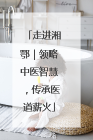 走进湘鄂｜领略中医智慧，传承医道薪火