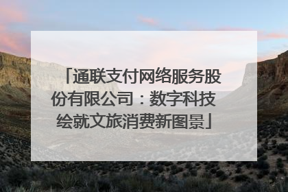 通联支付网络服务股份有限公司：数字科技绘就文旅消费新图景