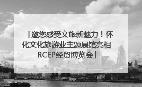 邀您感受文旅新魅力！怀化文化旅游业主题展馆亮相RCEP经贸博览会