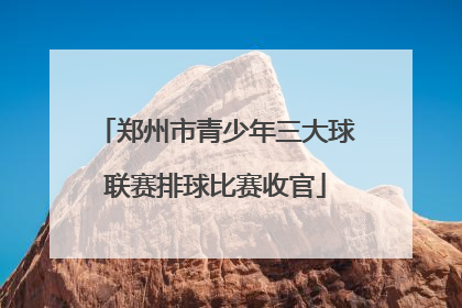 郑州市青少年三大球联赛排球比赛收官