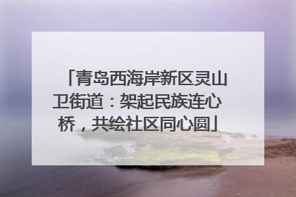 青岛西海岸新区灵山卫街道：架起民族连心桥，共绘社区同心圆
