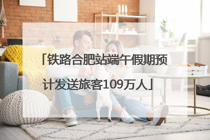 铁路合肥站端午假期预计发送旅客109万人