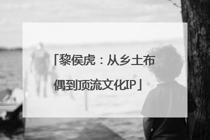 黎侯虎：从乡土布偶到顶流文化IP