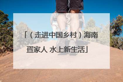 （走进中国乡村）海南疍家人 水上新生活