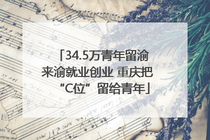 34.5万青年留渝来渝就业创业 重庆把“C位”留给青年