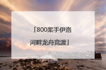800桨手伊洛河畔龙舟竞渡